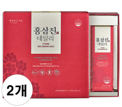 [고국배송] [NEW]모비타 6년근 국내산 홍삼진 진세노사이드(2개월분)
