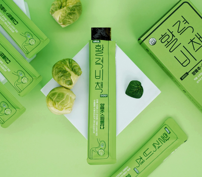 [고국배송] 활력비책 양배추즙 양배추 젤리 선물세트600g(20g*30포)