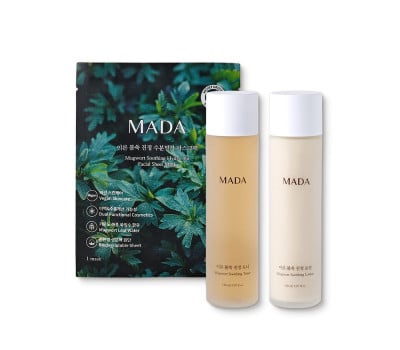 [고국배송] MADA 이른 봄쑥 진정 3종 세트(토너, 로션, 마스크팩)