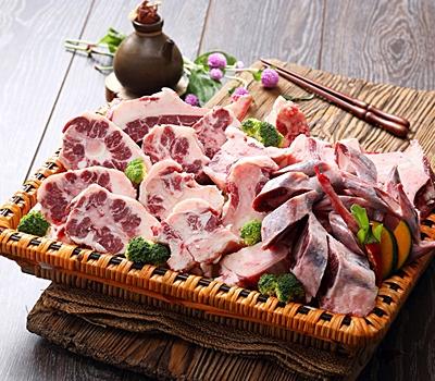 [고국배송] 한우 암소 엉치반골꼬리세트 (7kg 내외)