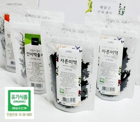 [한국배송] (유기인증)해맑은 해초세트