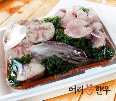 [고국배송] [장터]영주 한우 선물세트(사골1.5kg,우족1EA,사태700g)