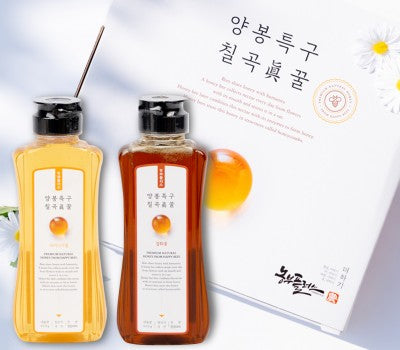 [고국배송] 국산 아카시아꿀+잡화꿀 500g 2종 선물세트