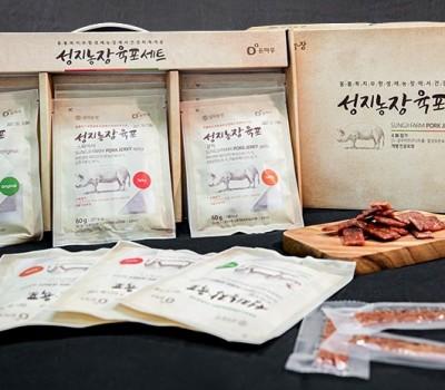 [고국배송] 성지농장 육포세트 270g