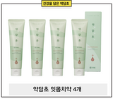 [고국배송] 약담초 잇몸편안 소금치약 4개입  선물세트
